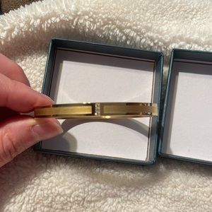 Gold bangle bracelet